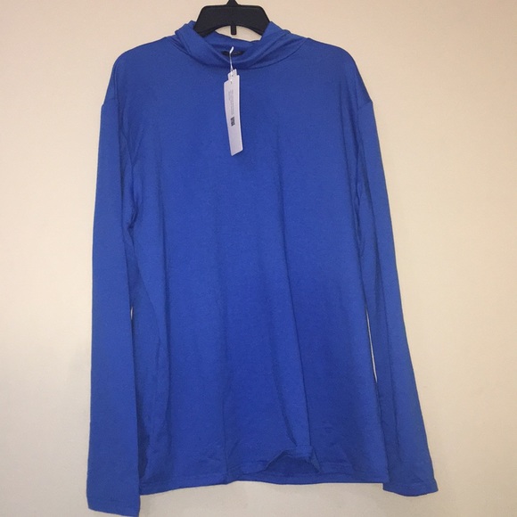 Coofandy Other - Blue long sleeve cozy turtleneck top XXL